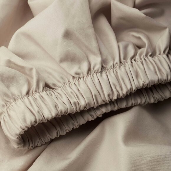 DOZ by sijo Long Staple Percale Cotton Sheet Set - Color Fog - Picture 5 of 7